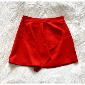 Alice + Olivia Asymmetrical Ruffle Mini Skirt | High-Waisted Nicky Skirt